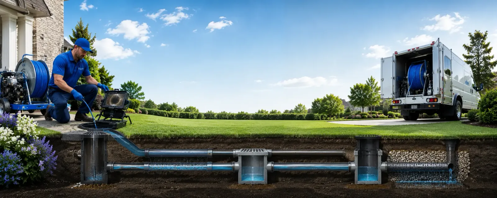 Outdoor drain cleaning information for Verner, WV